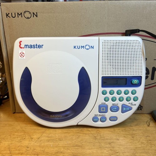 Reproductor de CD portátil Sanyo con altavoz monoaural Kumon-003 para - Imagen 2 de 10