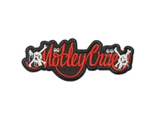 Motley Crue Music Rock Band Concert Patch, Iron On/Sew On