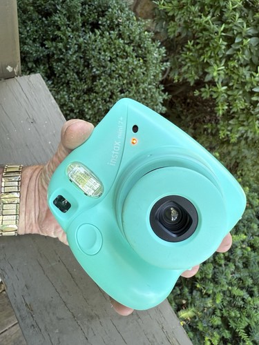 Fujifilm Instax Mini 7+ Sofortbildkamera - Seafoam Green mit Tasche Xtra Schön - Bild 10 von 16