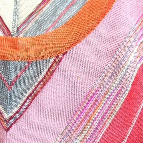 Missoni ärmellose Strickjacke Strickset mit mehrfarbigem Rand Damen gebraucht - Bild 6 von 10
