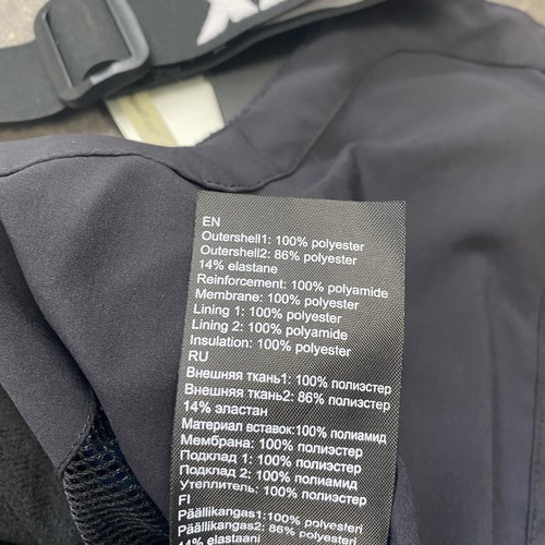 Lynx Quantum Snowmobile Trägerhose blau wasserdicht gepolstert Knie winddicht L - Bild 6 von 11