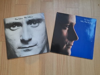 PHIL COLLINS LP's Face Value & Hello, I Must Be Going 2FÜR1 Vinyl,Gatefold Cover