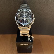 SEIKO Prospex SND611P1 Black Dial Solar Men's Watch Used Working #14