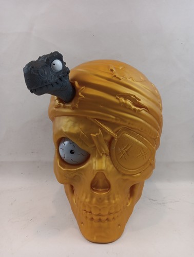 Zuru Dino Smashers Calavera Oro Habla Halloween Decoración Probada Funciona # - Imagen 5 de 18