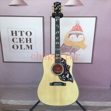 Nature Custom Hummingbird Acoustic Guitar Rosewood Fretboard Solid Spruce Top