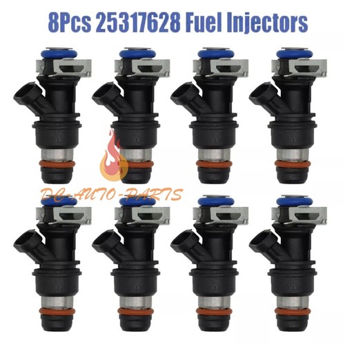 8Pcs Fuel Injector 25317628 For 02-05 Cadillac Escalade 5.3L V8/02-06 6.0L V8 - Picture 4 of 22