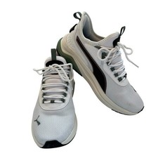 PUMA AMPLIFIER SOFTFOAM Mens US Size 10 White Black Green Performance Worn Once