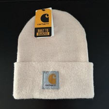 NWT Carhartt Unisex Pink Knit Cuffed Beanie Winter Hat Cap A18-P31