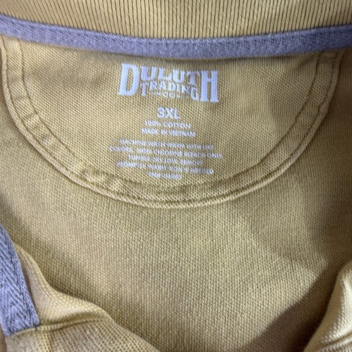 Duluth Trading Co 2 Herren 3XL Poloshirts Blau Gelb Baumwolle - Bild 2 von 8
