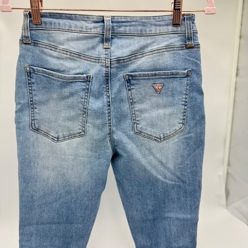 Guess Light Wash Stretch Flare Denim Jeans Women’s Size 27 High Rise Pre-Owned - Picture 6 of 20