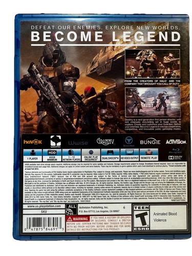 Destiny PS4 Winner of Over 180+ AWARDS! 2014 FACTORY SEALED - SHIP Tomor FREE! - Picture 7 of 7