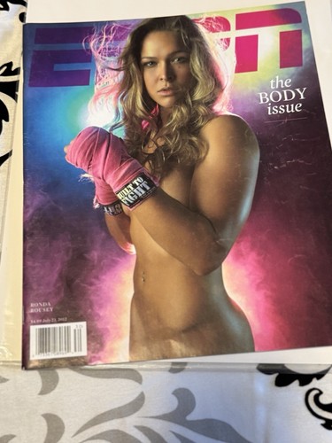 ESPN THE BODY 2012 ISSUE MAGAZINE RONDA ROUSEY WWE CHAMP UFC MMA NO ML STORE BAG - Picture 9 of 13