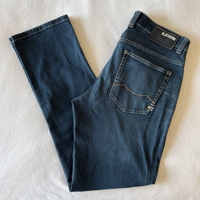 Camel Active Woodstock Jeans Men's W32 L32 Mid Blue Denim Regular Fit Distressed