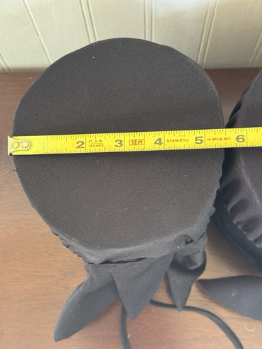 Amish Hats 5 Authentic Handmade Hand Stitched Black Amish Women’s Bonnets - Picture 3 of 19