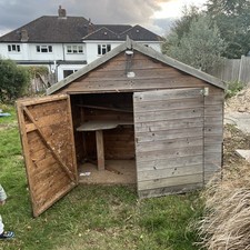 Wooden shed dunster House