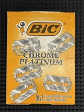 Hoja de afeitar BIC Chrome Platinum Double Edge (DE) - 100 cuchillas