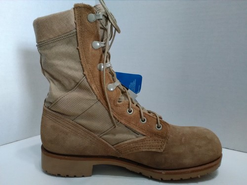 NUEVO CON ETIQUETAS 5.5 Mujeres Belleville Puntera de Acero Botas Clima Caliente Militar Desierto Tostado 7.5 Hombres - Imagen 9 de 12