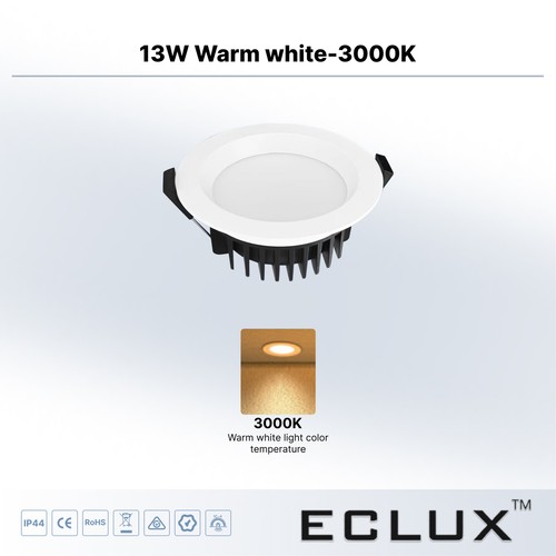 30pcs Led Downlights 90mm 13W Dimmable Tri Colour Ceiling Light Daylight Au Plug - Picture 15 of 17