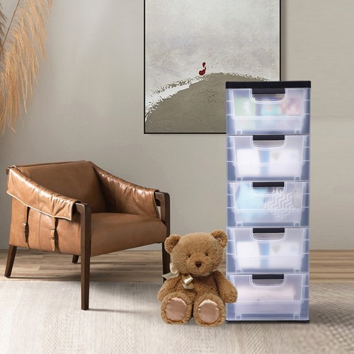 PP Plastic Storage Drawer Cabinet Organizer Storage Box Stackable Movable 5 - Picture 16 of 18