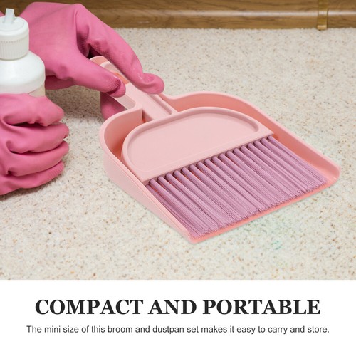 1 Set Toddler Broom and Dustpan Set Small Handheld Broom with Dustpan for Desk - Picture 6 of 12
