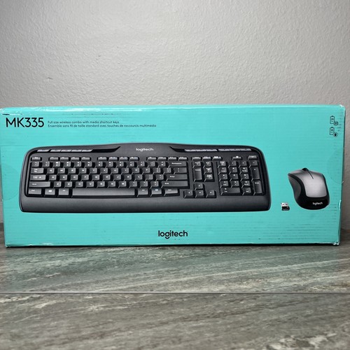 Logitech MK335 Wireless Keyboard and Mouse Combo, Unifying Receiver - Picture 1 of 12