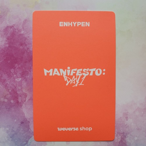 SUNOO Enhypen Manifesto: scheda fotografica giorno 1 ENHYPEN Weverse scheda fotografica ufficiale - Foto 55 di 76