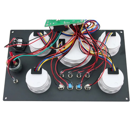 24V 5 Messgeräte-Set mit Instrumententafel 0-3000RPM für Auto Marine Boot Yacht - Bild 9 von 9