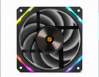 VALKYRIE X12R Reverse Reversed 120mm 4pin PWM RGB Fan-black