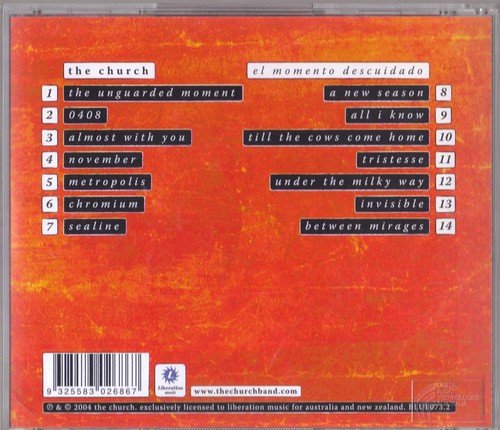 THE CHURCH - EL MOMENTO DESCUIDADO - LIKE NEW CD - Bild 2 von 6