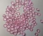 Light Pink Scatter Diamante Crystals  6mm Wedding Table Confetti x 100