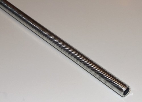 Tubo lampada filo 12" acciaio 1/8 IP per lampade e apparecchi senza soluzione di continuità 57178J - Foto 2 di 2