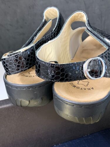 FLEXUS By Spring Step Delice Wedge Sandal Antatomic Snakeskin Size 42 10.5 - 11 - Picture 3 of 8