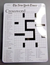 NEW YORK TIMES CROSSWORD PUZZLE PUZZLE 500 PIECE CROSSWORD JIGSAW PUZZLE TIN BOX