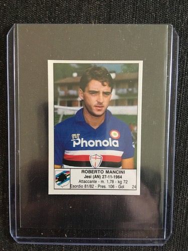 ROBERTO MANCINI GENES #181 FUSSBALLSPIELER 1985/1986 EDIS FIGUREN ULTRA RARE STAR - Bild 2 von 2