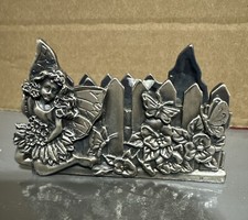 Metal Fairy Butterfly Business Card Holder