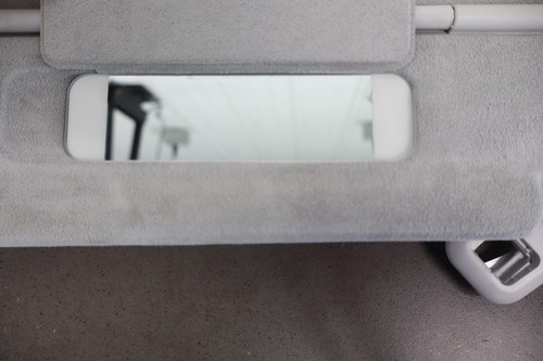 2023 Fisker Ocean One Pair LH&RH Interior Sunvisors W/ LED Lighting (Sea Salt) - Picture 10 of 22