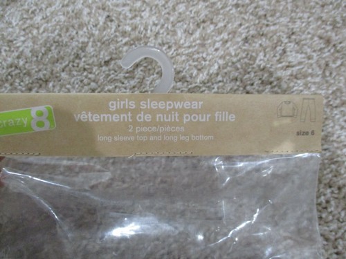 BNIP Crazy 8 100% cotton Girls sleepwear sets, pick size, long sleeve/pants - Picture 5 of 8