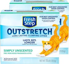 Outstretch, Clumping Cat Litter, Advanced, Unscented, Extra Large, 16lb, 2 Pack 1.33 per pound