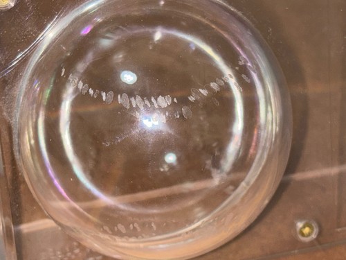 5 CHAQUE BALLE DE BASEBALL ET PORTE-CARTES PLASTIQUE TRANSPARENT ACRYLIQUE LUCITE POINTS MARQUES - Photo 2/2