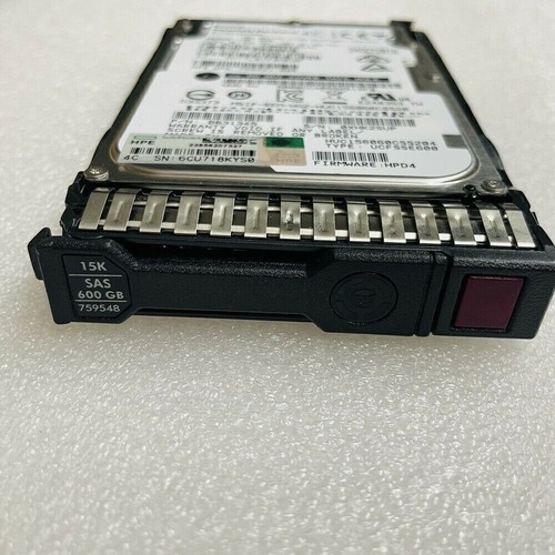 NEW HPE 759212-B21 759548-001 759202-003 600GB 15K SAS 12G 2.5" HDD Hard Drive - Picture 4 of 5