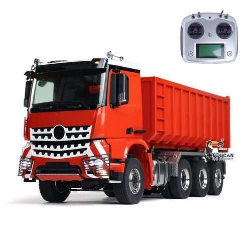 Metall 1/14 RC Hydraulischer Dumper 8x8 Roll Off Dump Truck 3363 Licht Geräusche - Picture 7 of 12