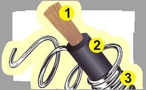 BLUE 8MM PERFORMANCE IGNITION LEAD OUTBOARD EVINRUDE JOHNSON 4" INCH QUALITY - Picture 3 of 4