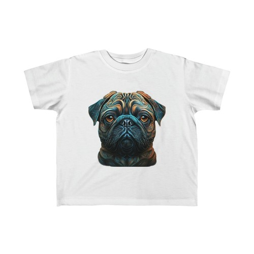 Pug Dog - Kid's Fine Jersey Tee - Picture 4 of 27