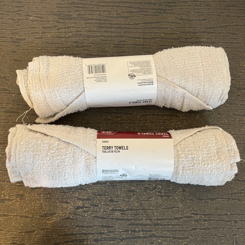 Ace 12 COTTON TERRY CLOTH CLEANING TOWELS /BAR TOWELS/ RAGS 14 X 17 NEW - Picture 7 of 10