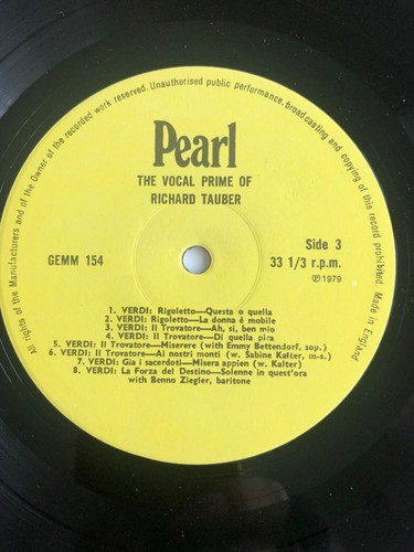 1979 The Vocal Prime Of Richard Tauber Vinyl Double 2 Disc Album Record LP 33rpm - Picture 16 of 18