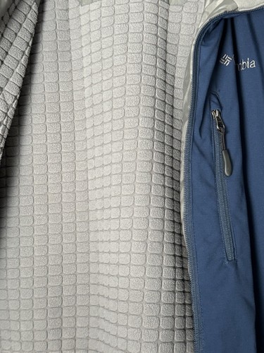 Columbia Omni Shield LANGÄRMLIGE BLAUE HERRENJACKE MIT FORTGESCHRITTENER ABWEISUNG. Gr. XL - Bild 5 von 12