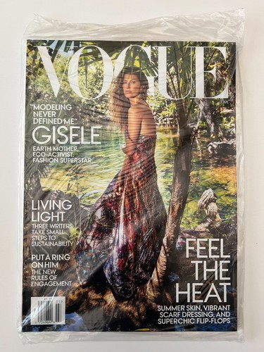 GISELE BUNDCHEN July 2018 VOGUE MAGAZINE NEW * PARTIALLY SEALED - Picture 1 of 3