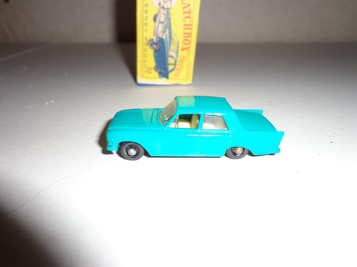 Lesney Matchbox #33 1963 Ford Zephyr 6 MK III con caja original Inglaterra - Imagen 8 de 12