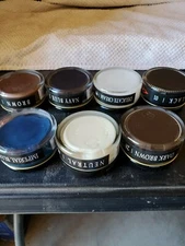 KELLY'S SHOE CREAM--YOU CHOOSE 6 JARS FROM 60+ COLORS ACROSS 6 BRANDS