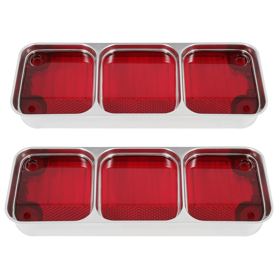 Задний фонарь объектив верхний L + R без ламп для Oldsmobile Cutlass 442 Supreme 1972 - Изображение 3 из 4